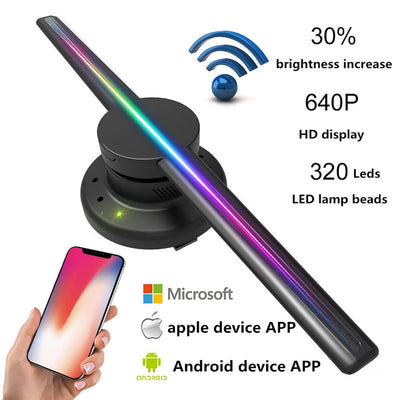 WIfi 3D Holographic Projector Light