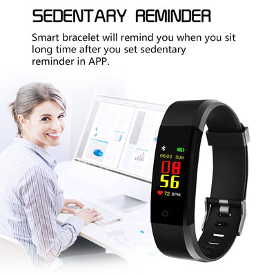 Smart Watch fitness tracker Health Heart Blood Pressure  Smart Bracelet for Unisex