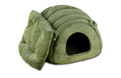 New Warm Cat Cave House Foldable Puppy Kitten Sleeping Bag Comfortable Soft Small Dog Kennel Bed Winter Pet Nest Cushion