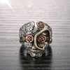 925 Sterling Silver Skull Ring Men