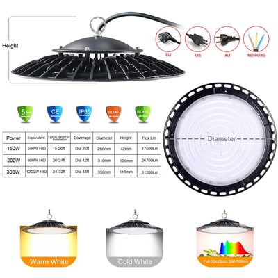 Led High Bay Light Waterproof IP65  Warehouse