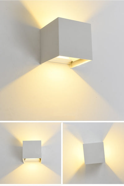 MODERN ALUMINUM LED WALL LIGHT SCONCE OUTDOOR STAIR BATHROOM GARDEN PORCH BEDROOM MIRROR LAMP