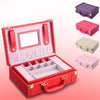 Portable  Jewelry Storage Box PU Leather Multi-functional Earrings Organizer Case Gift