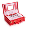 Portable  Jewelry Storage Box PU Leather Multi-functional Earrings Organizer Case Gift