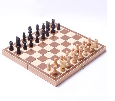 Wooden Chess Set Game Entertainment Chess Board