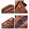 Men Bags Fashion Business Crossbody Shoulder Bag For Male Split Leather Messenger Tote Bag Travel