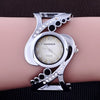 Bangle wristwatch quartz crystal luxury fashion female watches