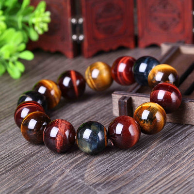 Tiger Eye Stone Bracelet 12-20 mm