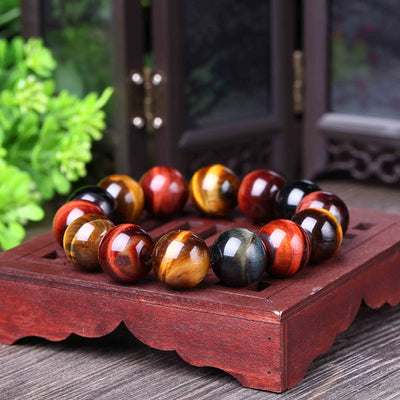 Tiger Eye Stone Bracelet 12-20 mm