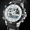 Sports Watches Men's Quartz Analog LED Clock Male Military Wrist Watch