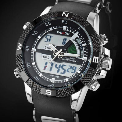 Sports Watches Men's Quartz Analog LED Clock Male Military Wrist Watch