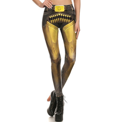 Skull  Legging Printed Leggins Pants for Women