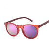 Sunglasses Wood and Plastic Frame Wood  Fashion Polarized  Mirror Lens UV400