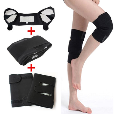 14 pcs set Tourmaline Magnetic Therapy Self Heating Massage Belt Tormaline Belt For Keeping Warm & Relieve Pain