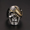 Skull Rings Punk Scorpion Stainless Steel Male Retro Jewelry