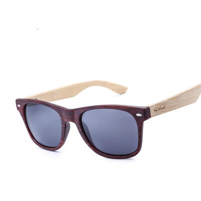 Unisex Classic Polarized Sunglasses UV Protection bamboo Sunglasses