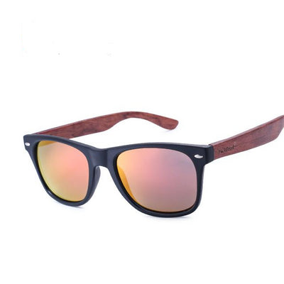 Unisex Classic Polarized Sunglasses UV Protection bamboo Sunglasses