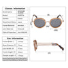 Polarized Sunglasses Women Fashion Wood Frame Retro Vintage Men Glasses UV400