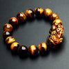 Tiger Eye Stone  Beads Bracelet for unisex Jewelry  12mm