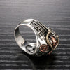 925 Sterling Silver Skull Ring Men