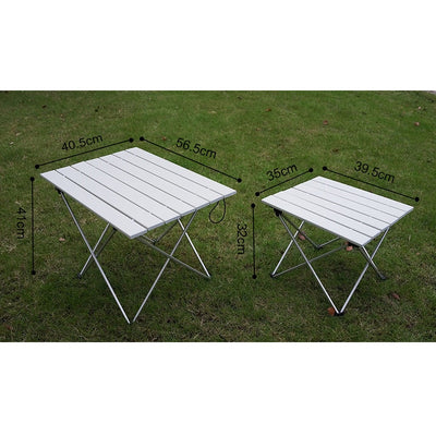 Portable Table Foldable Folding Camping Hiking Desk Traveling Outdoor Picnic Alloy Ultralight