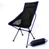 Portable Collapsible Moon Chair Fishing Camping  Stool Folding Extended Hiking Seat