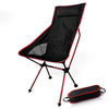 Portable Collapsible Moon Chair Fishing Camping  Stool Folding Extended Hiking Seat