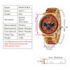 Gold Watch Men Luxury Brand Wooden Wristwatches Date Display Stop Watches  golden hour