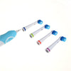 Rotating Electric Toothbrush Battery Operated with 4 Brush Heads Oral