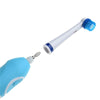 Rotating Electric Toothbrush Battery Operated with 4 Brush Heads Oral