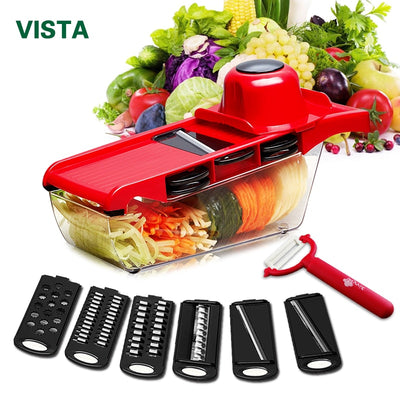 Vegetable Cutter with Steel Blade Mandoline Slicer Potato Peeler Carrot Cheese Grater vegetable slicer Kitchen tools