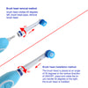 Rotating Electric Toothbrush Battery Operated with 4 Brush Heads Oral