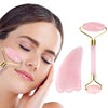 Jade Facial Roller Stone Skin Massage Beauty Care Set