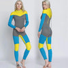 Women Elastic Tight neoprene Diving suit wetsuit color stitching Surf Equipment Jellyfish clothing long-sleeved