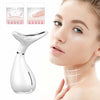 Multifunction Wrinkles Remove Neckline Slimmer Face Skin lift device Magnetic heat Therapy with 3 colors led therapy