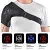 Electric Heat Therapy Adjustable Shoulder Brace Back Support Belt Dislocated Shoulders Rehabilitation Shoulder Injury Pain Wrap