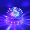 Crystal Magic Ball RGB LED Stage Light Auto Rotating Disco Stage Light Magic Ball Party Club Stage Lighting Effect