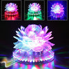 Crystal Magic Ball RGB LED Stage Light Auto Rotating Disco Stage Light Magic Ball Party Club Stage Lighting Effect