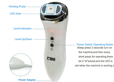 Beauty Machine Ultrasonic  Mini Hifu Anti Wrinkle Tightening Device