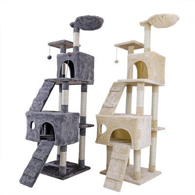 175CM House Cat Tree Pet Furniture Wooden Tree Toys Pet Supplies