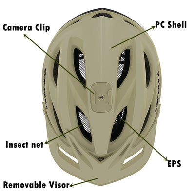 Mountain Cycling Helmets  MTB Bike Helmets Riding Sports Safety Helmet OFF-ROAD Cycling Helmet BMX