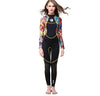 Women 3 mm SCR neoprene wetsuit High elasticity color stitching Surf Diving suit Equipment Jellyfish clothing long sleeved