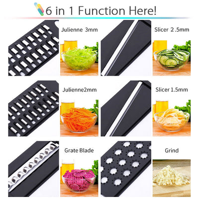 Vegetable Cutter with Steel Blade Mandoline Slicer Potato Peeler Carrot Cheese Grater vegetable slicer Kitchen tools