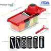 Vegetable Cutter with Steel Blade Mandoline Slicer Potato Peeler Carrot Cheese Grater vegetable slicer Kitchen tools