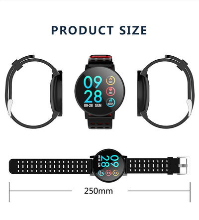 Smartwatch for Unisex waterproof Activity Fitness tracker HR Blood oxygen Blood pressure