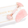 Jade Facial Roller Stone Skin Massage Beauty Care Set