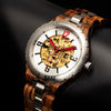 Luxury Waterproof  Mechanical Watch  Wooden and Stainless Steel automaticos de hombre