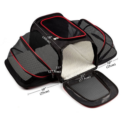 Multifunction Pet Carrier For Small Dogs Cats Soft Sided Crate