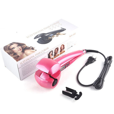 LCD Screen Automatic Curling Heating Hair Care Styling Tools Ceramic