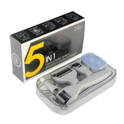 5 in 1  Roller Skin Therapy Micro Needles Titanium Microneedle Scar Pro Kit For Beauty Care